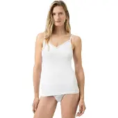 Mey Lingerie Spaghetti Top Serie Modal Lace Weiss | Größe L