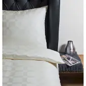 Hefel Tencel Bettwäsche Classic Karo elfenbein