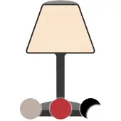 Sompex TWIN sand Akku-Tischleuchte