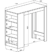 Temahome Temahome, Esstisch, Aravis (115 cm)