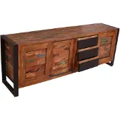 SIT Möbel MOX Sideboard Altmetall/Altholz