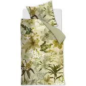 Beddinghouse Mako-Satin Bettwäsche-Garnitur Kiley Farbe Grün Größe 155x220+80x80