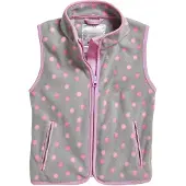 Playshoes Fleece-Weste Punkte in Grau | Gr.: 116