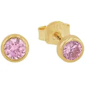Amor Ohrstecker für Damen, Gold 375, Zirkonia (synth.) Gold