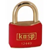Kasp K12440REDA1 Hængelås 40 mm Identiske Gyldengul Nøglelås