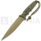 Spartan Blades Harsey Clandestina Messer, FDE/Camo, Tan Kydex