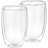Cheffinger 2er Set Gläser 350ml Doppelwandig