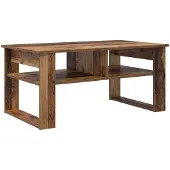 vidaXL Couchtisch Altholz 96 x 54 x 44 cm Holzwerkstoff