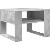vidaXL Couchtisch Beton Grau 66 x 53 x 45 cm Holzwerkstoff