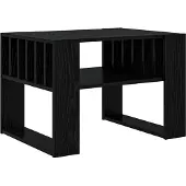 vidaXL Couchtisch Schwarz Eichen-Optik 66 x 49,5 x 45 cm Holzwerkstoff