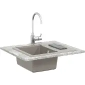 vidaXL Waschbecken Grau 560 x 460 mm 80% Quarz und 20% Harz