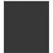 vidaXL Verdunkelungsrollo Schwarz 135x130 cm Stoffbreite 131,6 cm