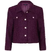 Ydence Damen Jacken Jacket Wiske - Bordeaux - Größe L