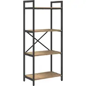 vidaXL Bücherregal 4 Ebenen 56 x 34 x 133,5 cm Holzwerkstoff