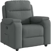vidaXL Relaxsessel Dunkelgrau Stoff