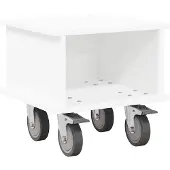 vidaXL TV-Ständer 37 x 35 x 35 cm Weiß Holzwerkstoff