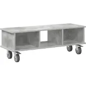 vidaXL TV-Ständer 100 x 35 x 35 cm Beton Grau Holzwerkstoff