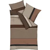 Kaeppel Mako-Satin Bettwäsche Imperial terra 135x200 cm + 80x80 cm