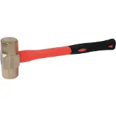 Ks Tools BRONZEplus Minenhammer 2500 g, mit Fiberglasstiel