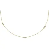 Fossil Ellis Brass Necklace JA7287710