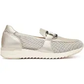 Caprice Damen Slipper 9-24536-42 960 PLATIN.MET.CO Weite-G GR.41