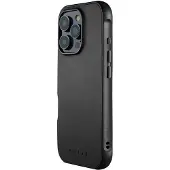 Mujjo Leather Shield Case iPhone 16 Pro Max Schwarz - -CL-057-BK