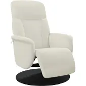 vidaXL Relaxsessel mit Fußteil Creme Samt