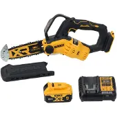 DeWalt Bürstenlose Astkettensäge XR 18V – 1 5,0-Ah-Akku, Ladegerät + Zubehör – DCMPS520P1-QW