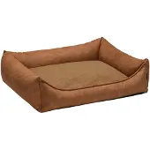 Beeztees Lua Orthopädisches Hundebett - Cognac - 100 x 80 cm