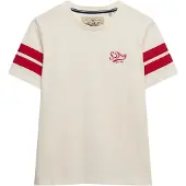 Superdry Varsity Stripe Script Kurzarm-t-shirt