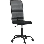 Helloshop26 - Schwarzer Bürostuhl/Schreibtischstuhl/Sessel/Computerstuhl mit Netzgewebebezug