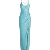 Vera Mont Abendkleid im Glitzer-Look in Mint/Silver | Gr.: 32