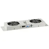 EFB Elektronik Lüftereinheit m. Thermostat,IP55,2-fach f.19"Wandg.,grau