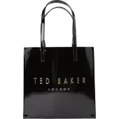 Ted Baker Shopper Crinkon Crinkle Icon Bag Black schwarz
