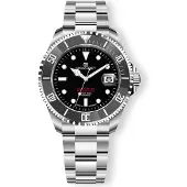 Gigandet Automatikuhr Edelstahl Saphirglas Sea Ground 300 - G300-004M