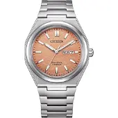 Citizen Herren Armbanduhr AW0130-85ZE Eco Drive Super Titanium orange