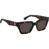 Tommy Hilfiger TH 2101/S Damen-Sonnenbrille Vollrand Cat Eye Acetat-Gestell, braun