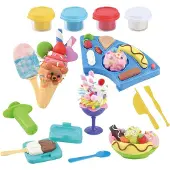 Playgo Eiscreme-Ton-Set – 4 Tontöpfe