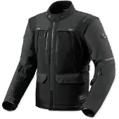 REV'IT! Revit Offtrack 3 H2O wasserdichte Motorrad Textiljacke, schwarz, 4XL
