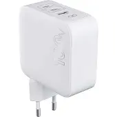 Force Power , Universelles 100W GaN Netzladegerät USB-C und USB-A PD, Weiß