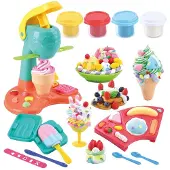 Playgo Köstliches Eiscreme-Ton-Set – 4 Tontöpfe