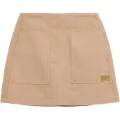 Armedangels WORKWEAR CANVAS MINI-ROCK | 100% Bio-Baumwolle - braun (M)