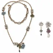 Weekend Max Mara Schmuckset Halskette und Ohrringe 2615751094650 Goldfarben