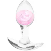 NSNovelties - Transparenter Anal Plug - S (Rosa)