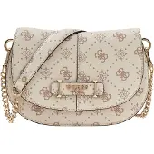 GUESS Handtasche Carrie Logo HWGP98 98200 Écru