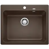 BLANCO NAYA 6 Einbauspüle SILGRANIT cafe ab 60 cm ohne Ablauffernbedienung - inkl.