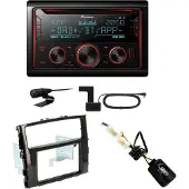 Pioneer FH-S820DAB USB Digitalradio MP3 Einbauset für Mitsubishi Pajero ab 2015