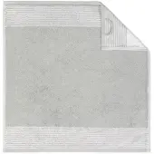 Cawö Küchenhandtuch Two-Tone Platin 50 x 50 cm (4er Set)