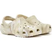 Crocs Klassischer Marmorierter Clog 206867-2Y3 Knochen/Mehrfarbig EU 36/37