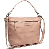 The Chesterfield Brand C48.126809 Bolivia Leather Ladies Hobo Large Washed Wax Cow Vintage Rose